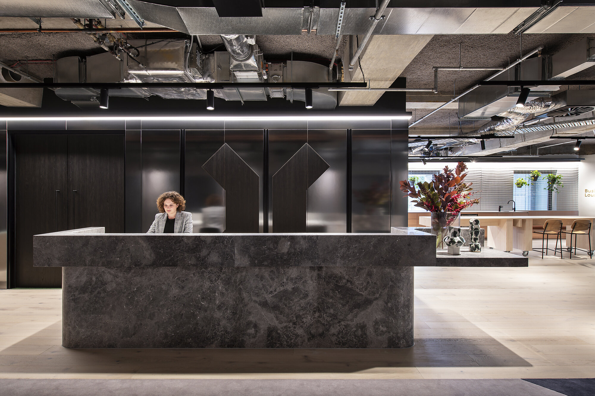 Interior photograph of Dexus Place, 80 Collins Street by Nicole England